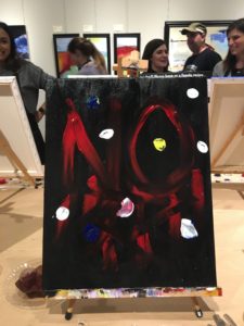 painting of "no" at Uncorked Inspiration.